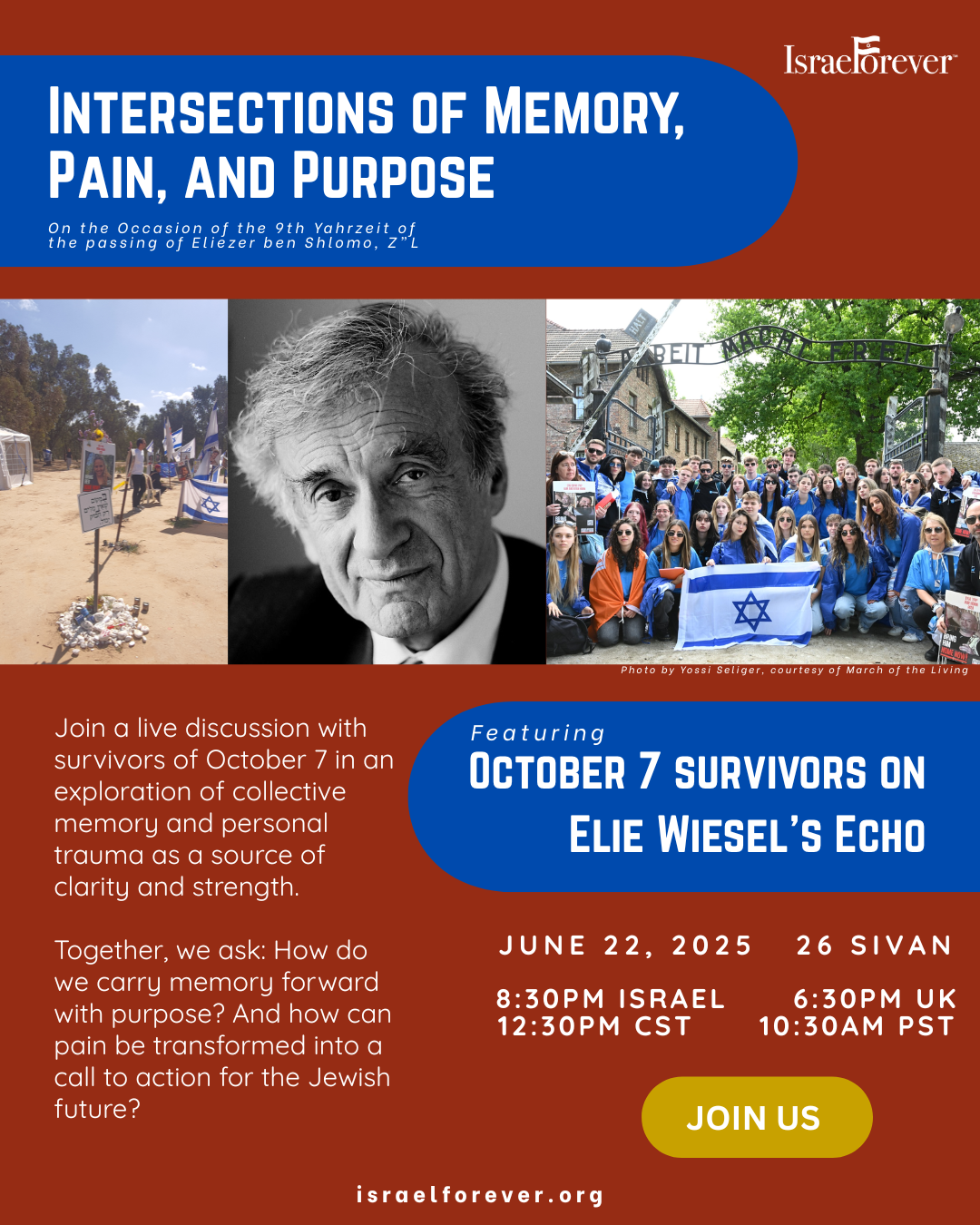 Intersection of Memory, Pain, and Purpose: 9th Annual Elie Wiesel Memorial Program