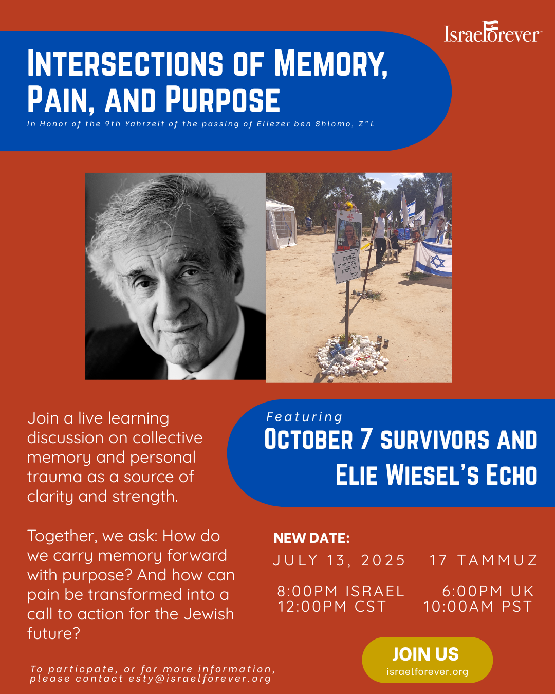 Intersection of Memory, Pain, and Purpose: 9th Annual Elie Wiesel Memorial Program