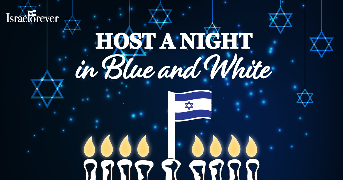 Host a Night in Blue and White