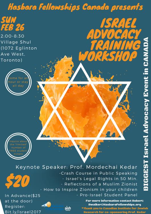 Israel Advocacy Training Workshop 2017