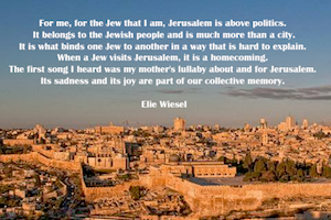 Jerusalem: Heart of Our Heart, Soul of Our Soul