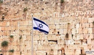 Image result for israeli flag kotel