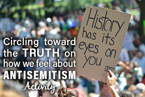 Circling the Truth on How We feel About Antisemitism Activity