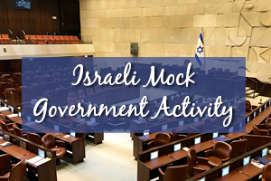 Israeli Mock Government Activity