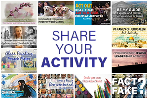 SHARE YOUR ACTIVITY WITH ISRAEL FOREVER