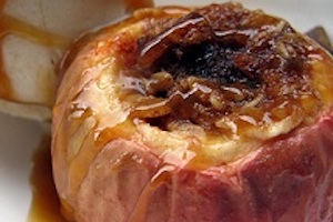 Siberian Baked Apples With Cedar Nuts In Honey