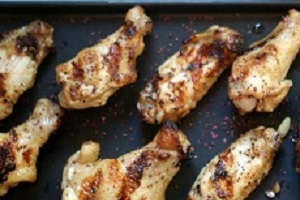 Lemon and olive oil chicken wings