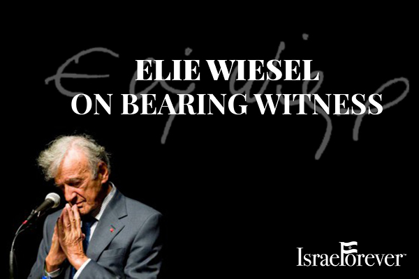 Elie Wiesel on Bearing Witness