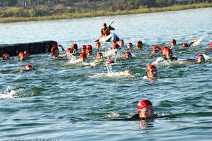 Swimming the Kinneret to Aid Special Needs Young Adults