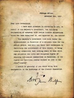 1917-Balfour Declaration