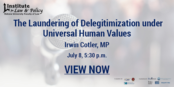 The Laundering of Delegitimization under Universal Human Values: The ...