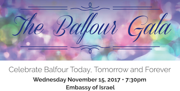 The Balfour Gala at The Embassy of Israel