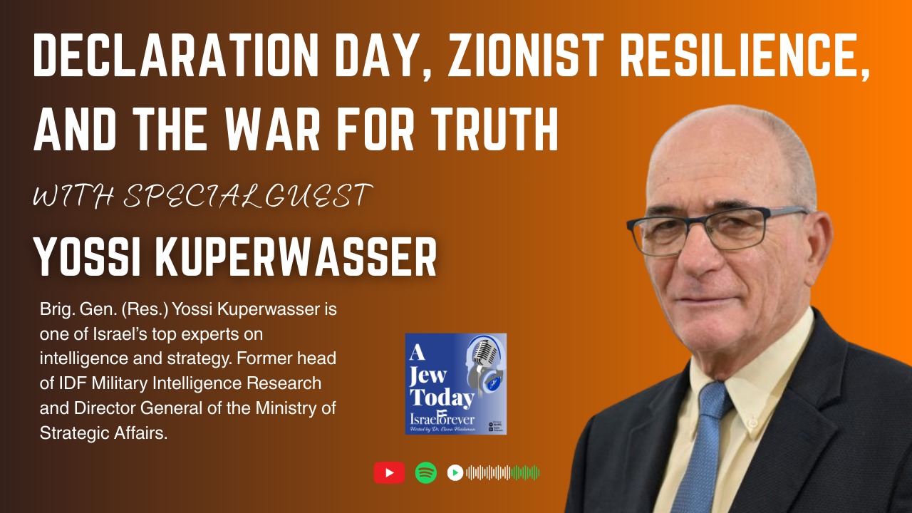 Declaration Day, Zionist Resilience, and War for Truth with Yossi Kuperwasser