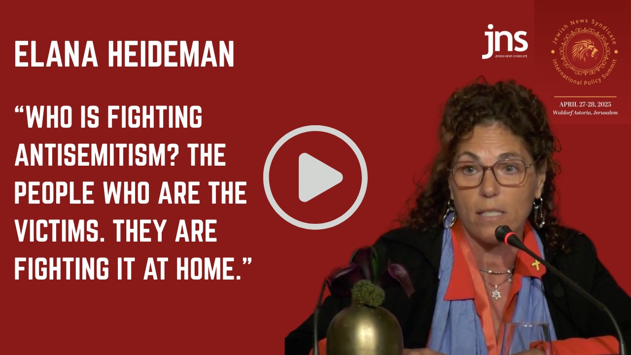 Elana Heideman on Antisemitism at JNS Summit
