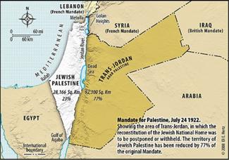 1922 Mandate for Palestine
