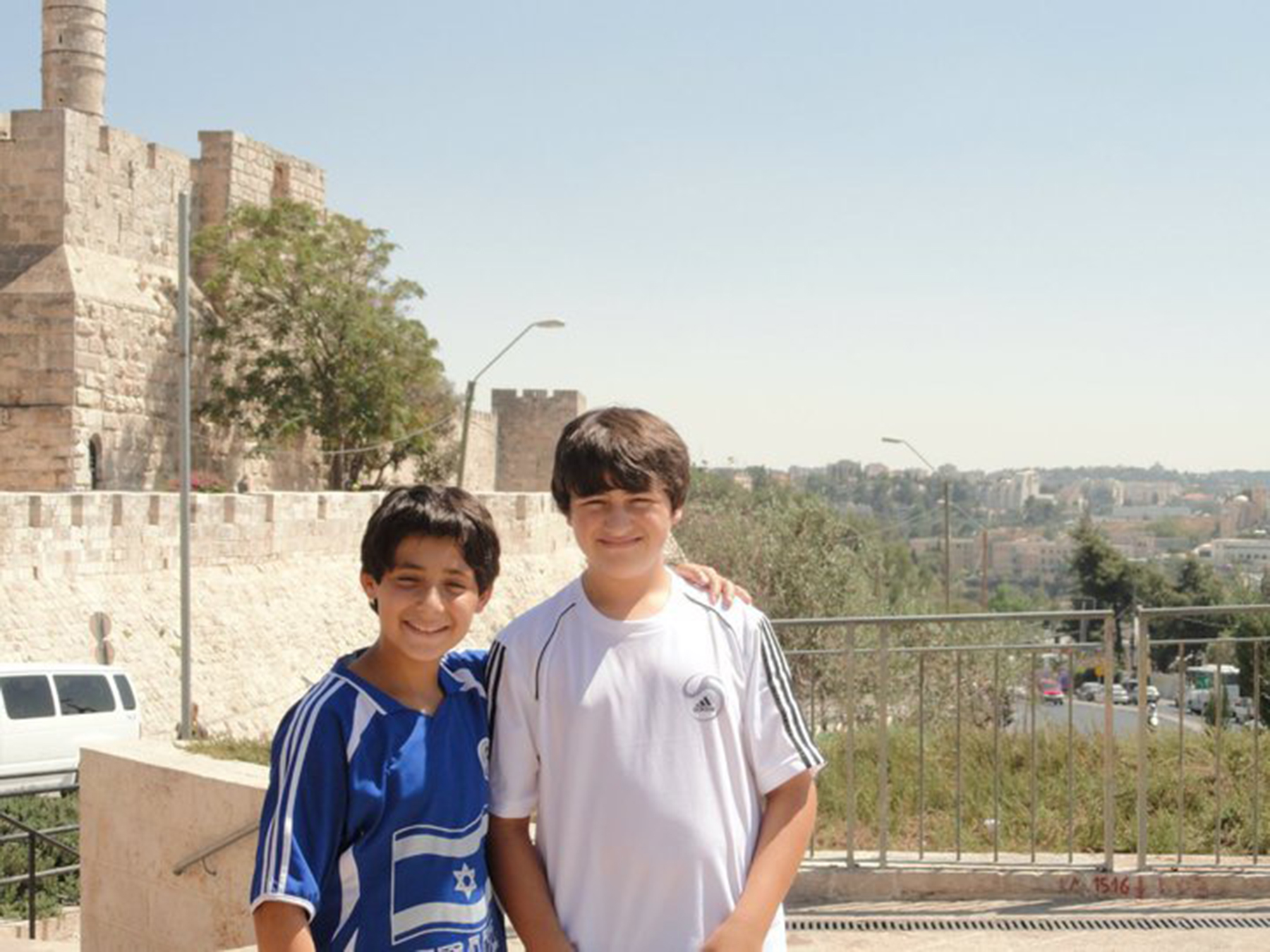 aaron and friend summer in israel