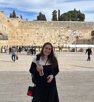 Daniella at the Kotel (Western Wall)