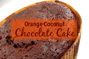 Orange Coconut Chocolate cake