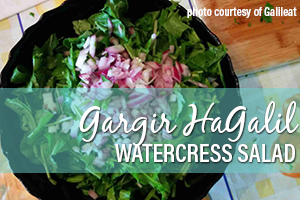 Gargir HaGalil Watercress Salad