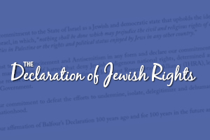 The Declaration for Jewish Rights