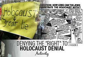Denying The “Right” to Holocaust Denial Activity
