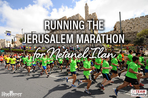 RUNNING THE JERUSALEM MARATHON FOR NETANEL ILAN