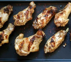 Lemon and olive oil chicken wings