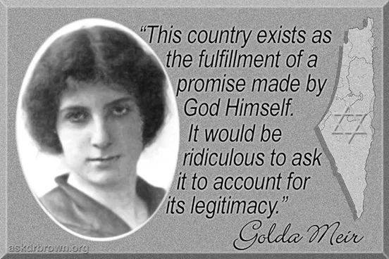 Golda Meir legitimacy