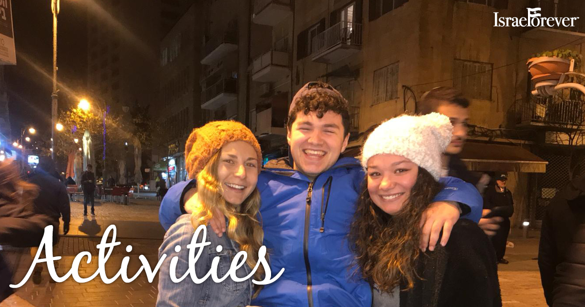 Gap Year Graduates Fill The Gap Activities The Israel Forever Foundation