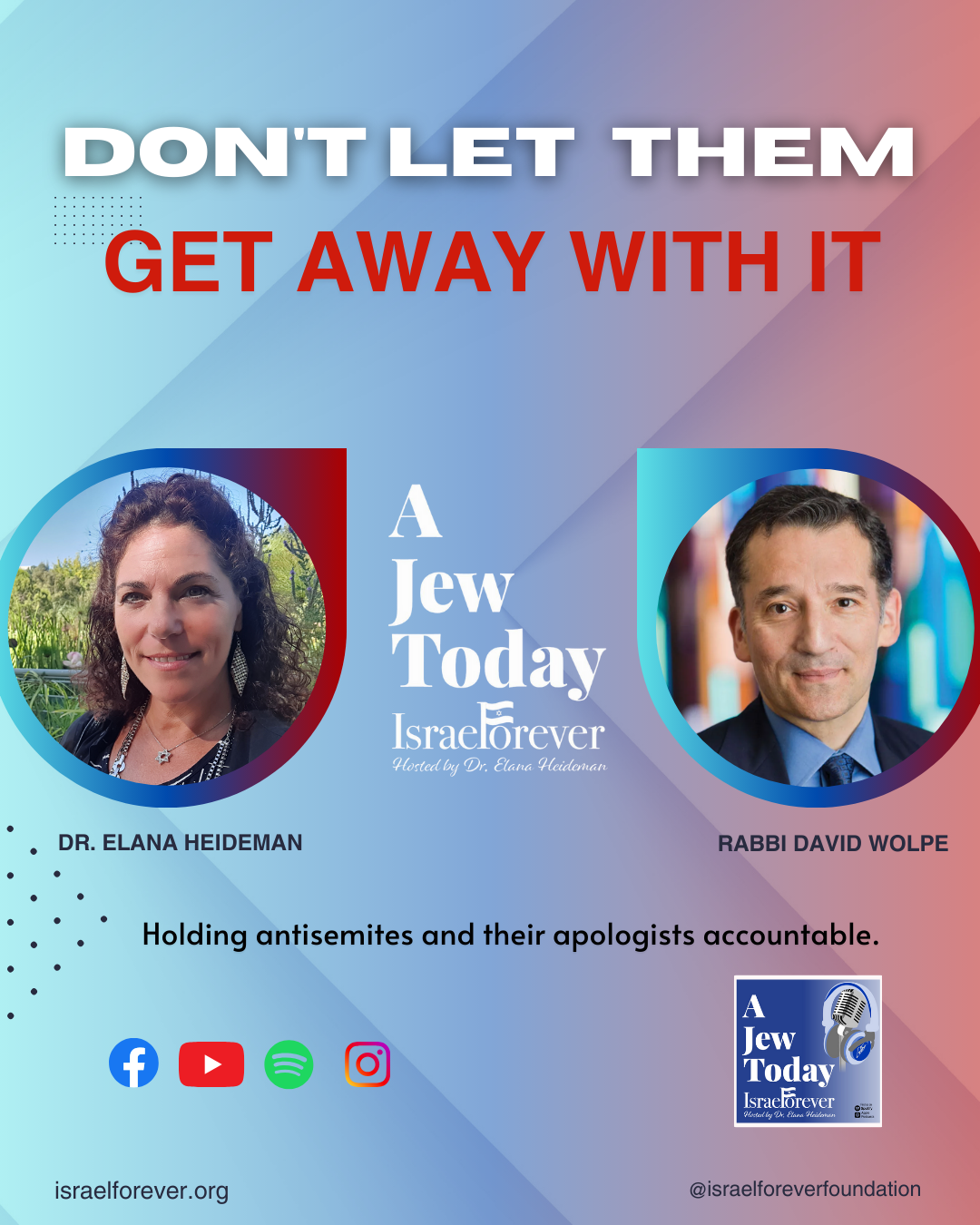 Don't Let Them Get Away With It: A Conversation with Rabbi Wolpe